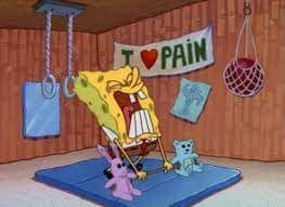 Animetyler Toon Spongebob Can T Lift Plush Toy Weights Facebook