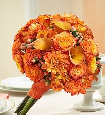 Order today with free shipping. A Flower Blog About Flowers Plants Gifting 1800flowers Petal Talk Bridal Bouquet Orange Wedding Flowers Orange Bridal Bouquet
