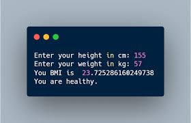 This is how his bmi is calculated: How To Build A Bmi Calculator In Python Dev Community