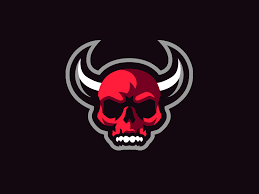 Demon Skull Mascot Logo