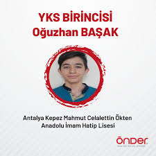 Üniversite tercihleri için geri sayım başlarken, sınav sonuçlarının açıklanması ile birlikte birincinin kim olduğu vehangi şehirden olduğu merak edilmeye başlandı. Onder On Twitter Oguzhan Basak Yks Da Sampiyonlar Arasinda Girdi Temel Yeterlilik Testi Nde Birinci Olan Antalya Kepez Mahmut Celalettin Okten Anadolu Ihl Ogrencisi Basak I Tebrik Ediyoruz Yks2020 Tercihimimamhatip Https T Co Ombwyzzjhg