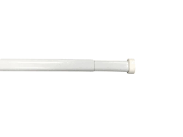 The adjustable tension rods allow for caster adjustments, which is not adjustable stock. Tension Curtain Rod Curtain Rods At Lowes Com