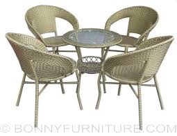Coffee table and chairs philippines. 642 854 Rattan Coffee Table Set 4 Seater Bonny Furniture