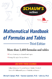 Pdf Mathematical Handbook Of Formulas And Tables Seokgyeong Yoon Academia Edu