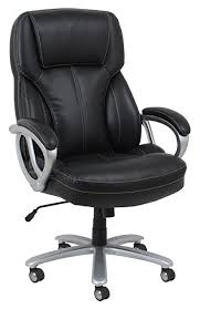Essentials Big And Tall Leather Executive Chair High Back Office Chair With Arms Black Ess 202 Blk High Back Office Chair Executive Chair Office Chair