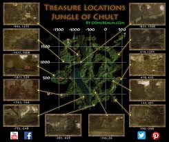 Note that this seems to be an achievement gated daily since the only current way to obtain a key is by killing 10 kraits daily. Treasure Map Locations Jungle Of Chult Neverwinter