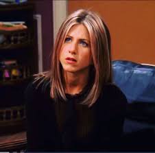 She also amps up this style by adding a little volume in the back of her hair and some side bangs falling loosely in the front. Twitter Jennifer Aniston Hair Rachel Friends Hair Rachel Hair