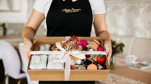 A care package for loved ones when you want to send some soothing teas, revitalising beauty gifts and a chocolate snack. Melbourne Gift Hampers Luxe High Tea Hamper Styled By Aimee Provence