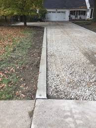 Gravel driveways are a common sight throughout nj and its neighboring states. Concrete Curb Installation For Asphalt Driveway In Lyndhurst Ohio Gest Construction