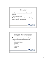 Surgical Chart Auditing Aapc Pages 1 28 Text Version