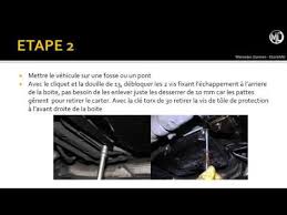 Tuto Vidange Bva 722 9 Sur Mercedes Classe C W203 Youtube