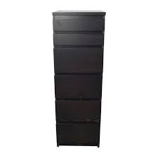 A tall dressers is a word that is convenient for pronunciation, which is called an equally convenient piece of furniture. 44 Off Ikea Ikea Tall Narrow Dark Brown Dresser Storage