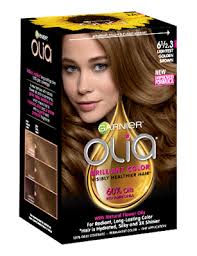 Garnier Olia 6 1 2 3 Lightest Golden Brown Olia Hair Color Permanent Hair Color Hair Color Chart