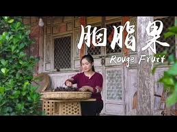 rouge fruit this wild fruit is so red that it turns purple have you ever tasted it youtube chinese cooking fruit food dishes
