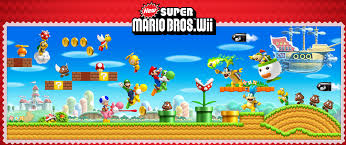 En este nivel tienes que subir en una plataforma con forma de esqueleto que irá . New Super Mario Bros Wii Star Coins Locations Guide Video Games Blogger