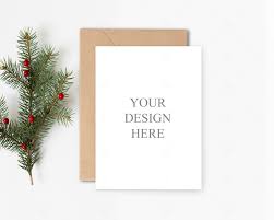 Christmas Card Mockup Mockup Christmas Card Holiday Card Etsy Invitation Mockup Holiday Cards Christmas Cards