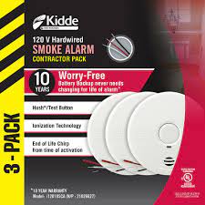 Smoke detectors do not pose any health risk. Kidde Worry Free Smoke Alarm 3 Pack The Home Depot Canada