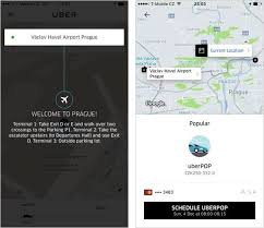 Uber Welcome To Prague Message On The Airport Uberpop Booking Prague Airport Prague Uber