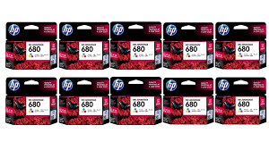 How to refill hp 680 black ink cartridge this video has been uploaded on public demand. Hp 680 F6v26aa Original Ink Advantage Cartridge Tri Color Set Of 10 Wis Ink Trading