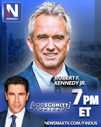 TONIGHT: Robert F. Kennedy Jr. will join "Rob Schmitt Tonight" to discuss  his decision to back Trump and latest
