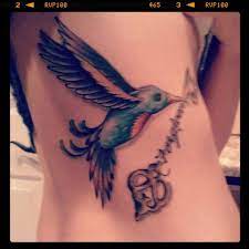 Beautiful Hummingbird Tattoo Holding A Skeleton Key That Says Forgiven Hummingbird Tattoo Tattoos Body Art Tattoos