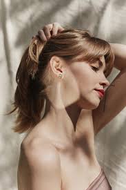 KOLCZYKI MODERN COINS GOLD