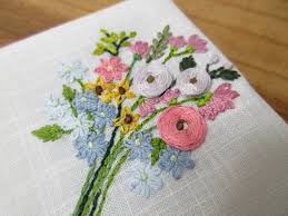 Mother of the bride and groom flowers. Frida S Flowers Wedding Hankie Field Wild Bouquet Something Blue Mother Of The Bride Groom Bridesmaids Poppy