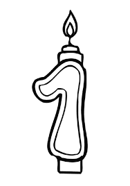 Be our safeguard against the wickedness and snares of the devil. Birthday Candle Number One Coloring Pages Netart