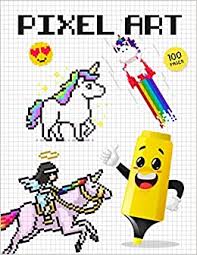 Coloriage et illustration d'une licorne réaliste en pixel art. Cahier Pixel Art Vierge Grand Format Pour Enfants Et Adultes Licorne Parfait Pour Dessiner Et Apprendre L Art Du Pixel Pages Quadrillees Petits Carreaux French Edition Eludo Les Editions 9798563193857 Amazon Com