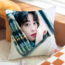 Cha EunWoo-Capa Almofada para Casais, Fronhas, Decoração do Carro,  Almofadas do Sofá, 45x45cm, 35x35cm