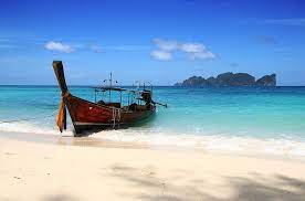 Longtail Boat Long Beach Koh Phi Phi Don Long Beach Boat Beach