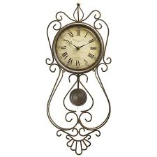 Include hands quartz diy 12888 wall clock movement mechanism battery operated diy repair parts replacement. Sterling Noble Scroll Pendulum Wall Clock Wrought Iron Wall Clock Clock Pendulum Wall Clock