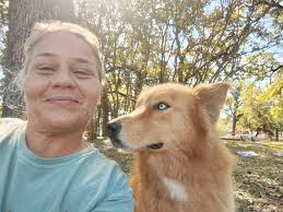 Rusty's recovery from goat head stickers in his paws