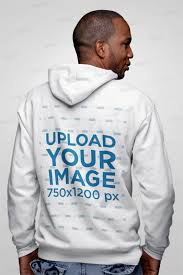 Download Placeit Mockup Of Man Wearing A Full Zip Hoodie With Back View In A Photo Studio Full Zip Hoodie Zip Hoodie Hoodies