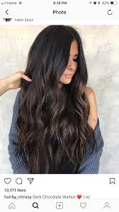 Dark Hair Subtle Highlights Long Hair Ideas In 2020 Long Dark Hair Brown Hair Balayage Hair Color Dark
