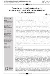 When a municipality contracts for goods or services, it must make use of competitive bidding / a public call for tenders for contracts over r200 000 as well as for long term contracts. Pdf Exploring Service Delivery Protests In Post Apartheid South African Municipalities A Literature Review