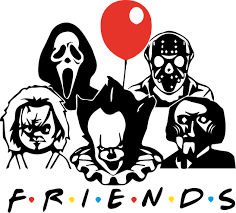Friends Logo Horror Thriller Friends Printable T Shirt Wall Etsy In 2021 Cricut Halloween Cricut Crafts Cricut Projects Vinyl