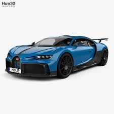 3d Model Of Bugatti Chiron Pur Sport 2021 Bugatti Chiron Bugatti 3d Model