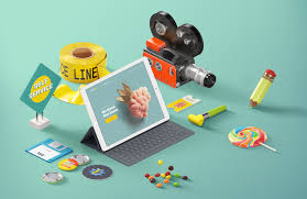 Free Mockups And Header Image Scene Generator Free Mockup Header Image