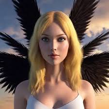 Immagini e foto stock di Angelo nero ragazza