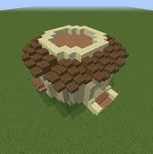 While a thatched roof can incorporate most of the design styles used on this page, including dormers, the main roof is usually made of a single uninterrupted layer to avoid water leaking through. Japarabic Round House 1 Blueprints For Minecraft Houses Castles Towers And More Grabcraft