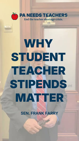 Because of our new state budget, 3,000 more student teachers are going to  be paid while they complete their mandatory training in the classroom. As  soon as the news broke, I had