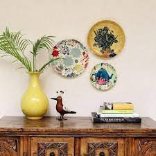 Decorative Plates Buy Hanging Ceramic Wall Plates Online Mora Taara Plates On Wall Ceramic Plates Wall Plate Wall Decor