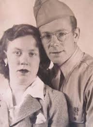 Lankford and Lydia Raper's wedding day, February 22, 1941.
