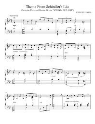 Theme From Schindler S List Piano Solo Sheet Music For Piano Download Free In Pdf Or Midi Piano Sheet Music Free Schindler S List Music Printables