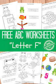 free letter f worksheets for preschool kindergarten kids activities blog