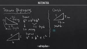 Kalimat pythagoras pasti sudah tidak asing lagi di telinga kita, karena sejak sd ketika pembelajaran. Belajar Matematika Teorema Phytagoras Youtube
