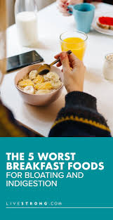 The 5 Worst Breakfast Foods For Bloating And Indigestion According To A Dietitian Livestrong Com In 2020 Foods For Bloating Foods That Cause Bloating Food