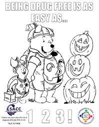 Disney characters make a great theme & delight your kid when coloring. Red Ribbon Week Coloring Contest