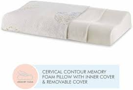 Milemont memory foam pillow + 65% polyester/35% tencel 【ergonomic design】 the contour pillow helps align the spine and relieve pain in your head, neck and shoulders, whilst retaining shape after regular use, making this an excellent pillow. The White Willow King Size Cervical Contour Memory Foam Motifs Sleeping Pillow Pack Of 1 Buy The White Willow King Size Cervical Contour Memory Foam Motifs Sleeping Pillow Pack Of 1